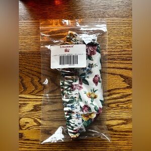 New In Bag Longaberger Lavendar Booking Basket Garden Splendor Liner #206301